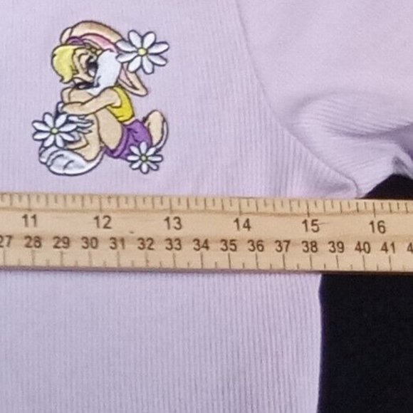 Looney Tunes Womens' Characters Miss Bugs Bunny Violet Dress Size S short sleeve - Picture 10 of 11